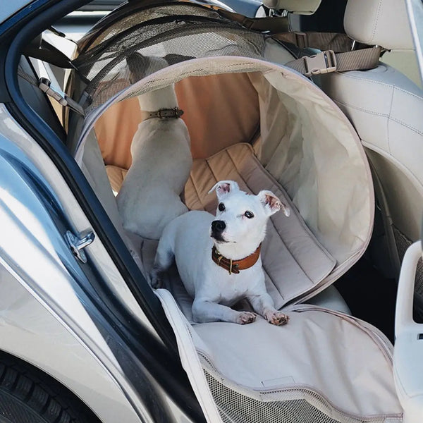 Round Fold-N-Go Car Pet Comforter Kennel